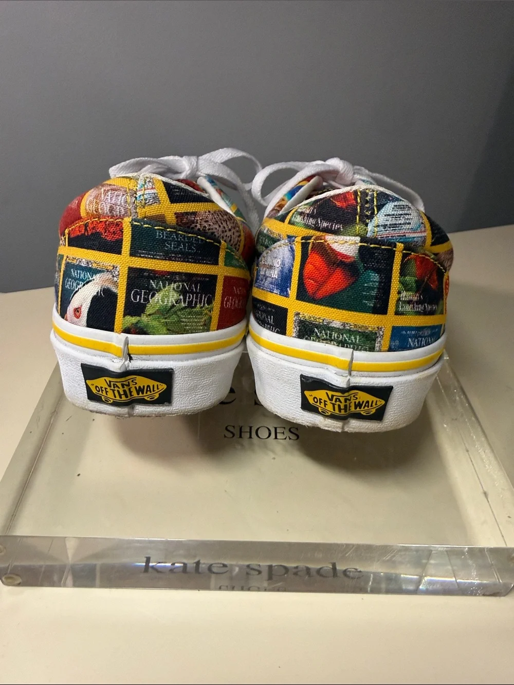 Vans Low-Top National Geographic Sneakers Size 8 Ladies Size 6.5 Men